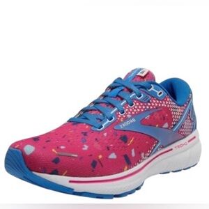 Brooks Ghost 14 Running Shoes The Fuse Collection Pink blue Graffiti sneakers